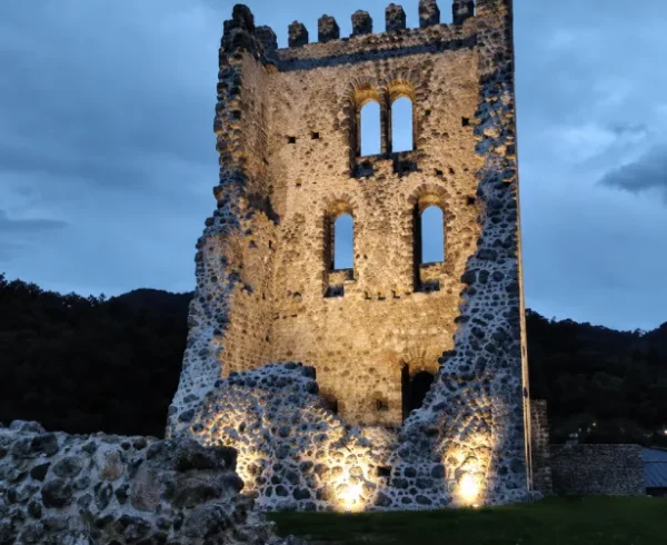 Torre del Soto, obra de consolidación realizada por Esvedra en Aller, Asturias